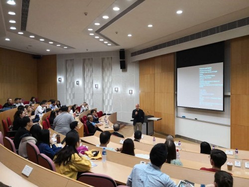 Prof. Robert Brown gave a wonderful speech